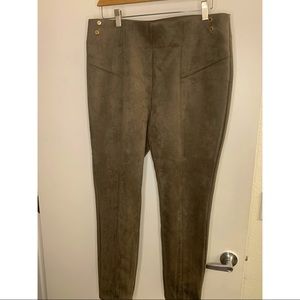 Light brown suede dress pants/ trousers